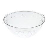 8 In. Clear Round Salad Bowl - 48 oz